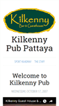 Mobile Screenshot of kilkennypubpattaya.com