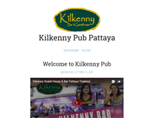 Tablet Screenshot of kilkennypubpattaya.com